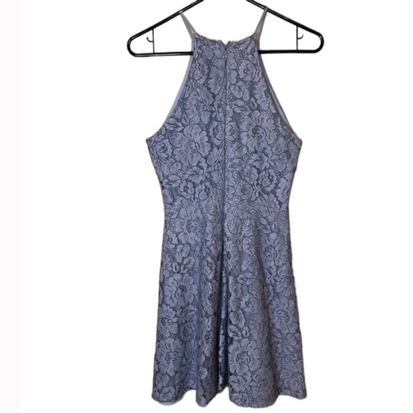 NWT Aqua Dusty Blue Lace Dress Women’s Sz S - Picture 7 of 11